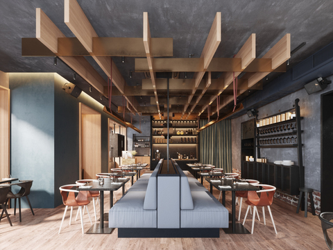 Industrial Style Casual Western Restaurant