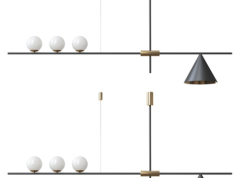 Multi-head chandelier free