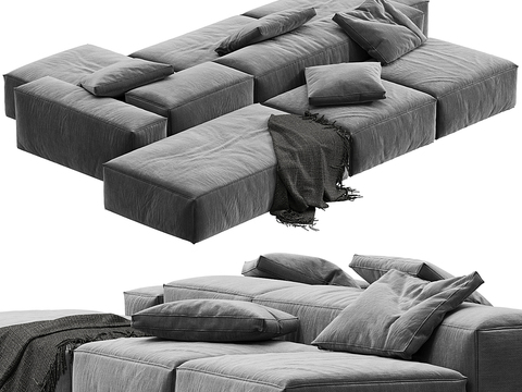 Public sofa lobby sofa module sofa stitching sofa