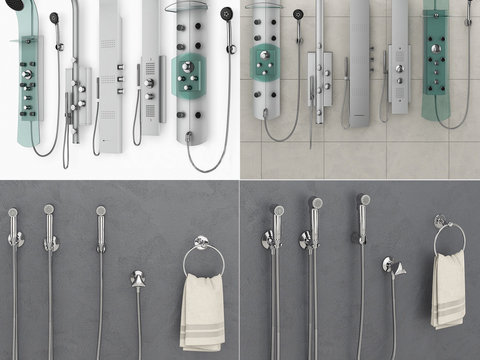 Modern Shower Combination