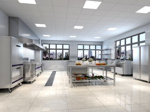 Modern central kitchen