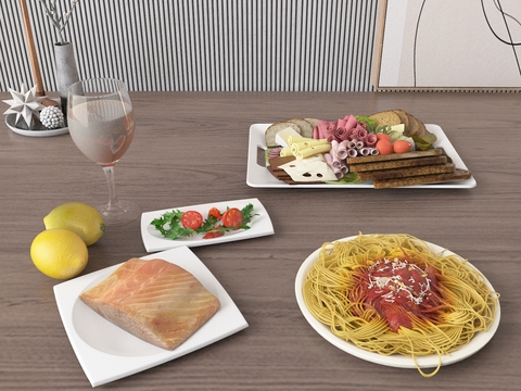 Gourmet Spaghetti Sashimi Lemon