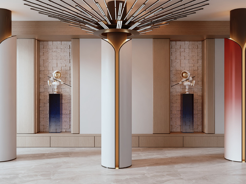 Special-shaped column creative column free 3D Model | 3Ds Max(.max ...