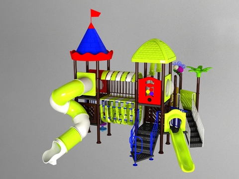 Modern children's play slide free