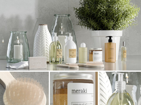 Modern Bath, Toiletries and Cosmetic Combo