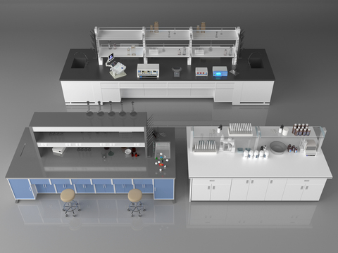 modern scientific experimental bench