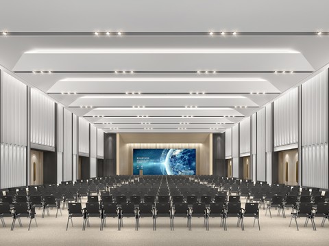 Modern Hotel Large Conference Hall