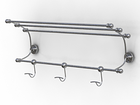 Modern Affordable Luxury Style Stainless Steel Coat Rack Free