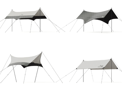 Modern outdoor umbrella canopy