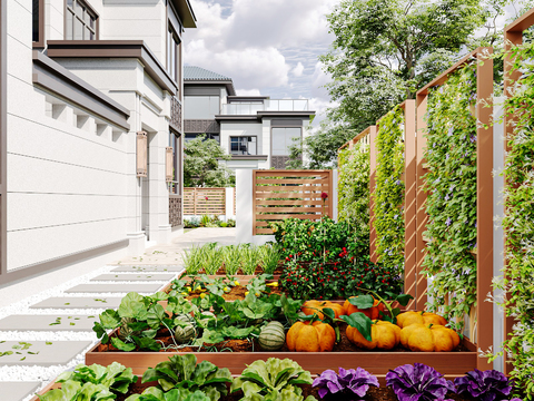 Villa Garden Vegetable Pit