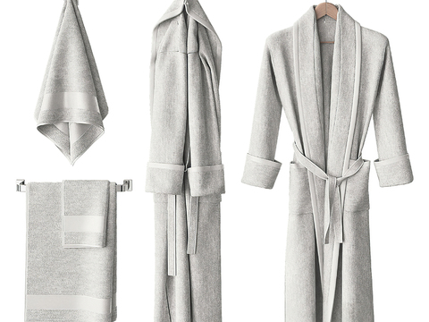 Modern towel bathrobe