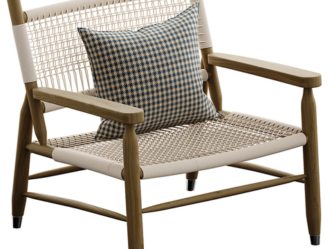 Flexform woven lounge chair