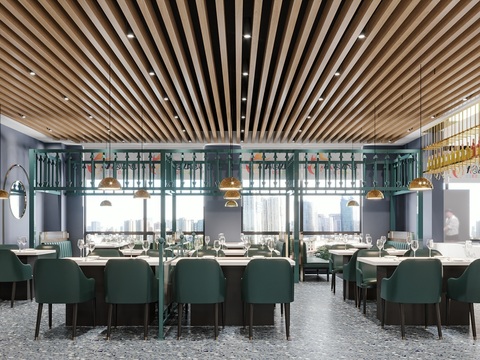 Modern Seafood Buffet Restaurant