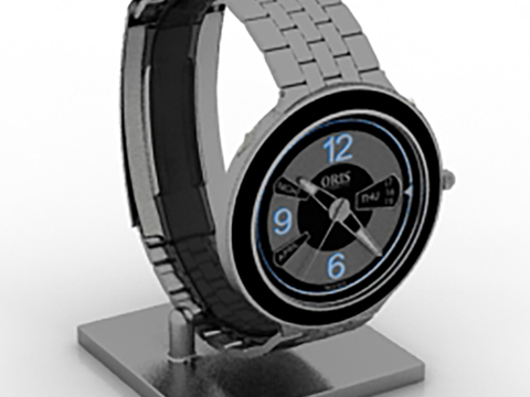 Modern Minimalist Metal Watch Clock Free