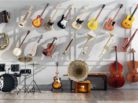 Modern guitar instrument combination