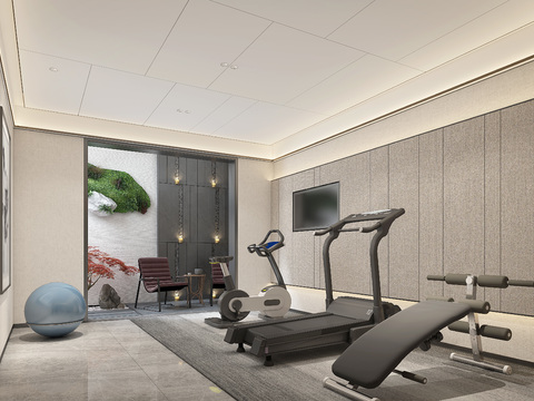 Modern fitness lounge free