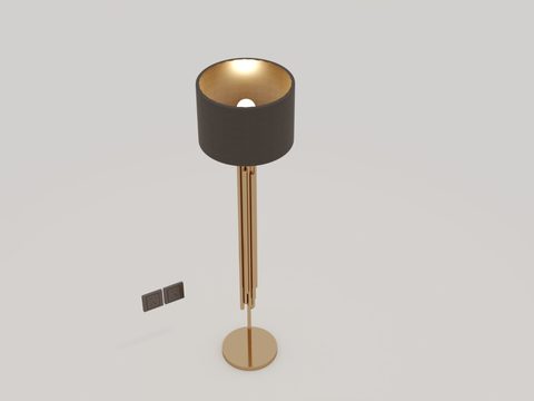 Modern Affordable Luxury Style Stainless Steel Art Floor Lamp Free