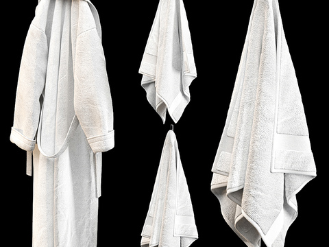 Modern Bathrobe Towel