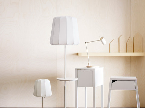 Modern IKEA minimalist corner lamp