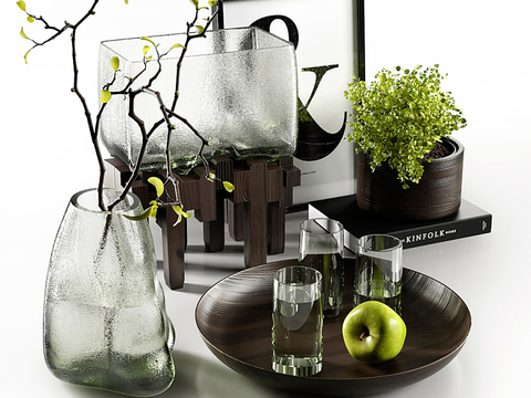 Modern Tray Vase Ornaments