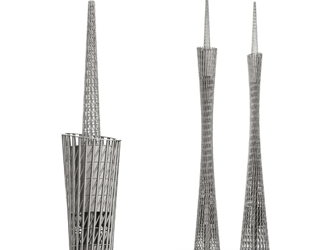 Modern Canton Tower Small Waist Tower