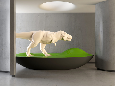 Modern Dinosaur Sculpture Ornaments