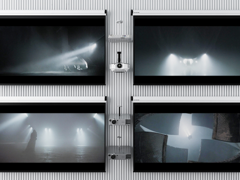 Modern Projector Curtain