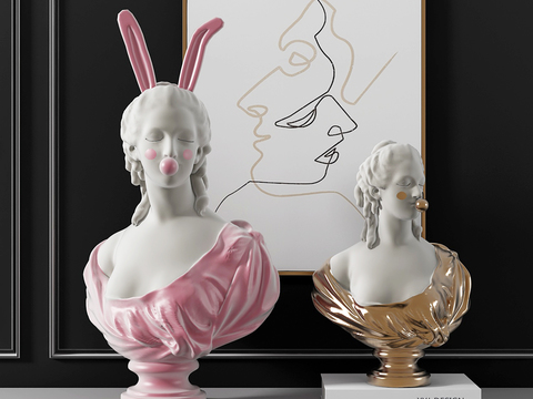 European-style Goddess Plaster Statue Ornaments