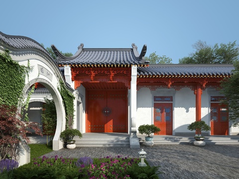 Chinese-style ancient dwellings