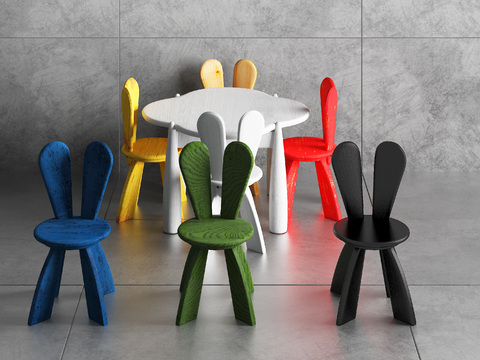 Nordic Kindergarten kids Table&Chair