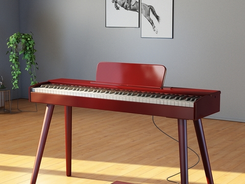 Nordic paint electronic organ