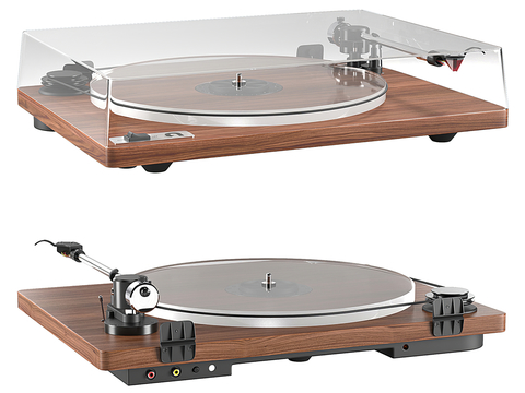 Modern Transparent Acrylic Record Player