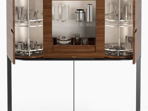 Giorgetti American-style Multi-function Wine Cabinet