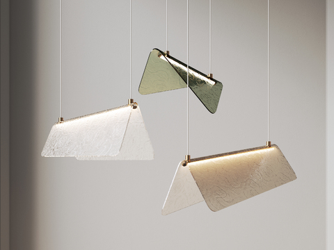 Cattelan Italia Modern Glass Folding Chandelier