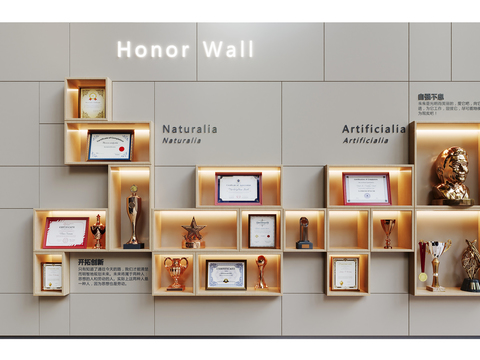 Enterprise Honor Wall Honor Certificate Trophy