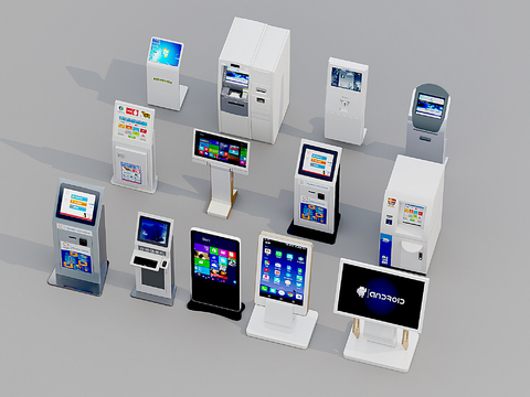 Touch all-in-one machine ATM registration machine