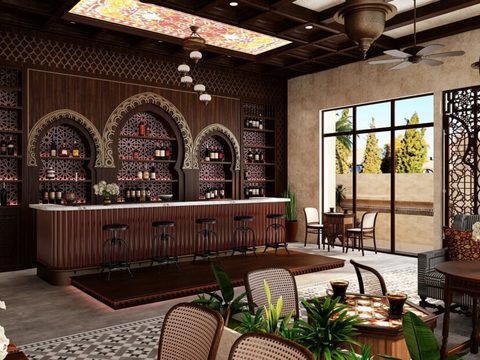 Southeast Asian Classical Restaurant Bar Free