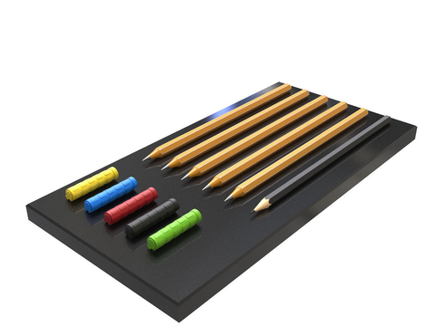 Modern Pencil Crayon