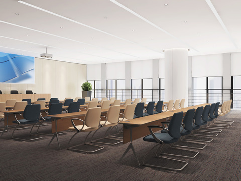 Modern conference room report hall