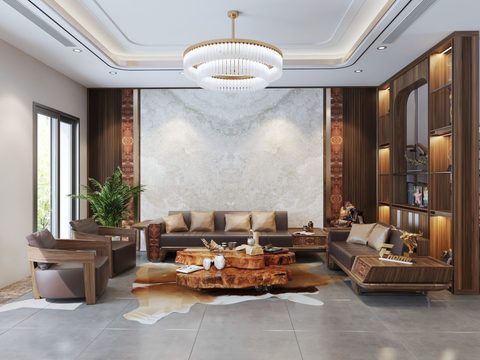 Neo-Chinese Style Affordable Luxury Style Creative Restaurant Free