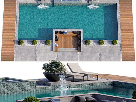 Outdoor Patio Pool