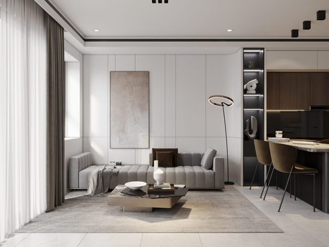 Modern Affordable Luxury Style Creative Apartment Free