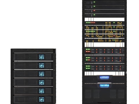 Modern computer room server cabinet