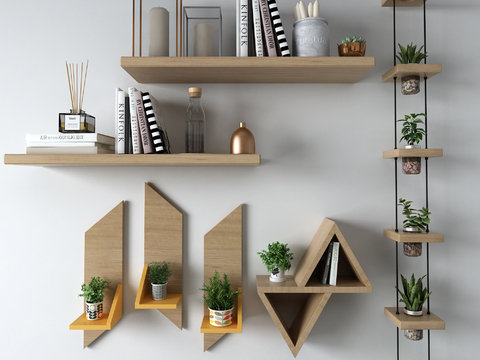 Modern laminate bookshelf book decoration combination