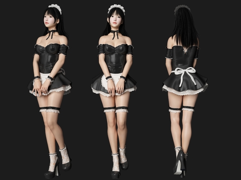 maid beauty figure