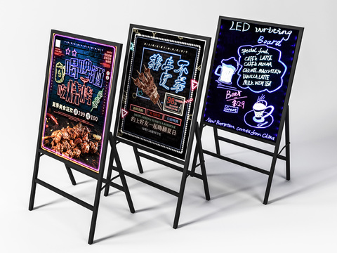 Led electronic fluorescent board billboard luminous light board