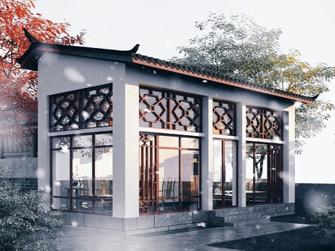 Chinese Style Folk House Sunshine Room