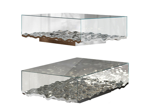 Pertica glass coffee table