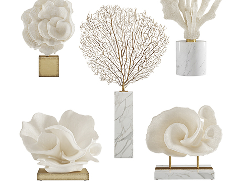 Modern Coral Sculpture Decorations