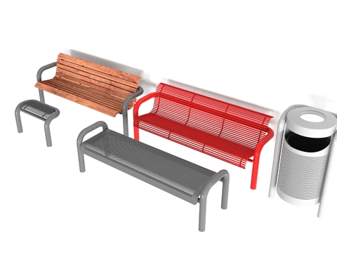 Free modern public seats